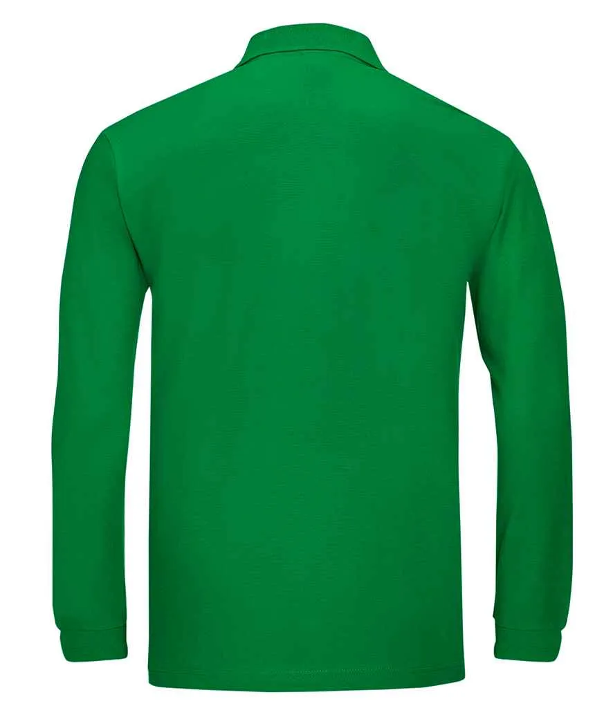 11353 - SOL'S Winter II Long Sleeve Cotton Piqué Polo Shirt