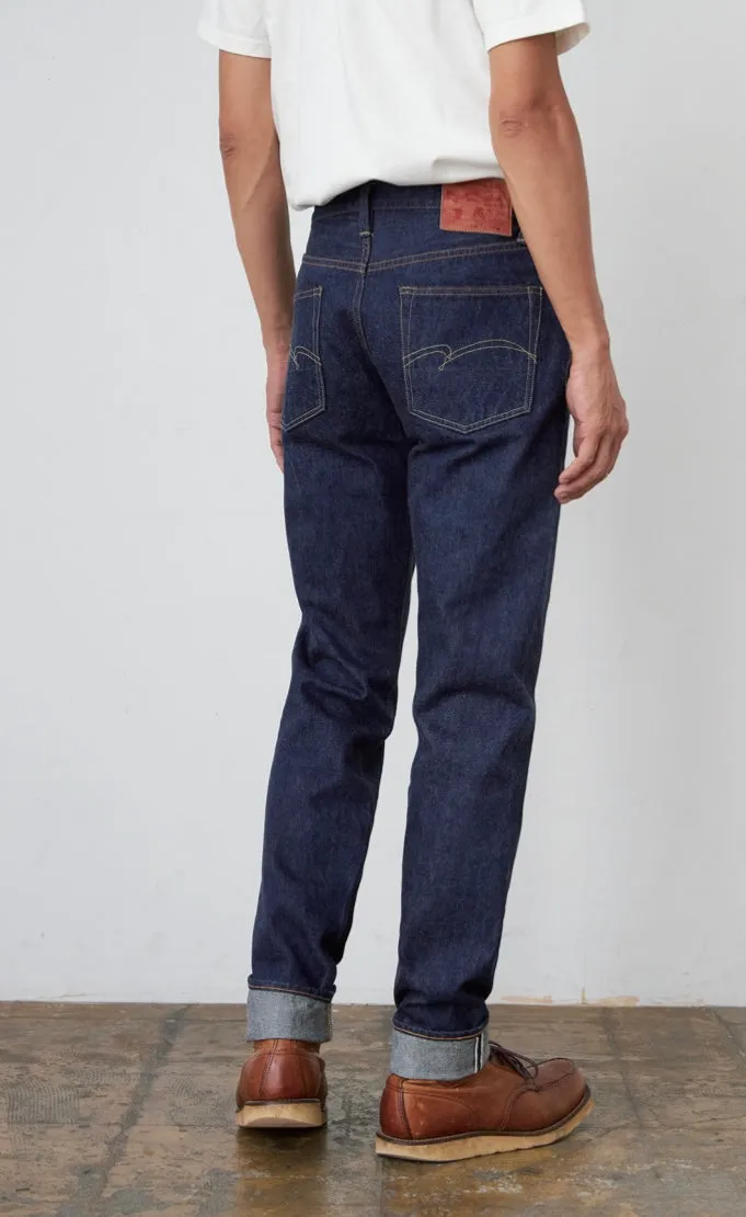 15oz. Natural Indigo Relax Tapered Selvedge Jeans SD-808