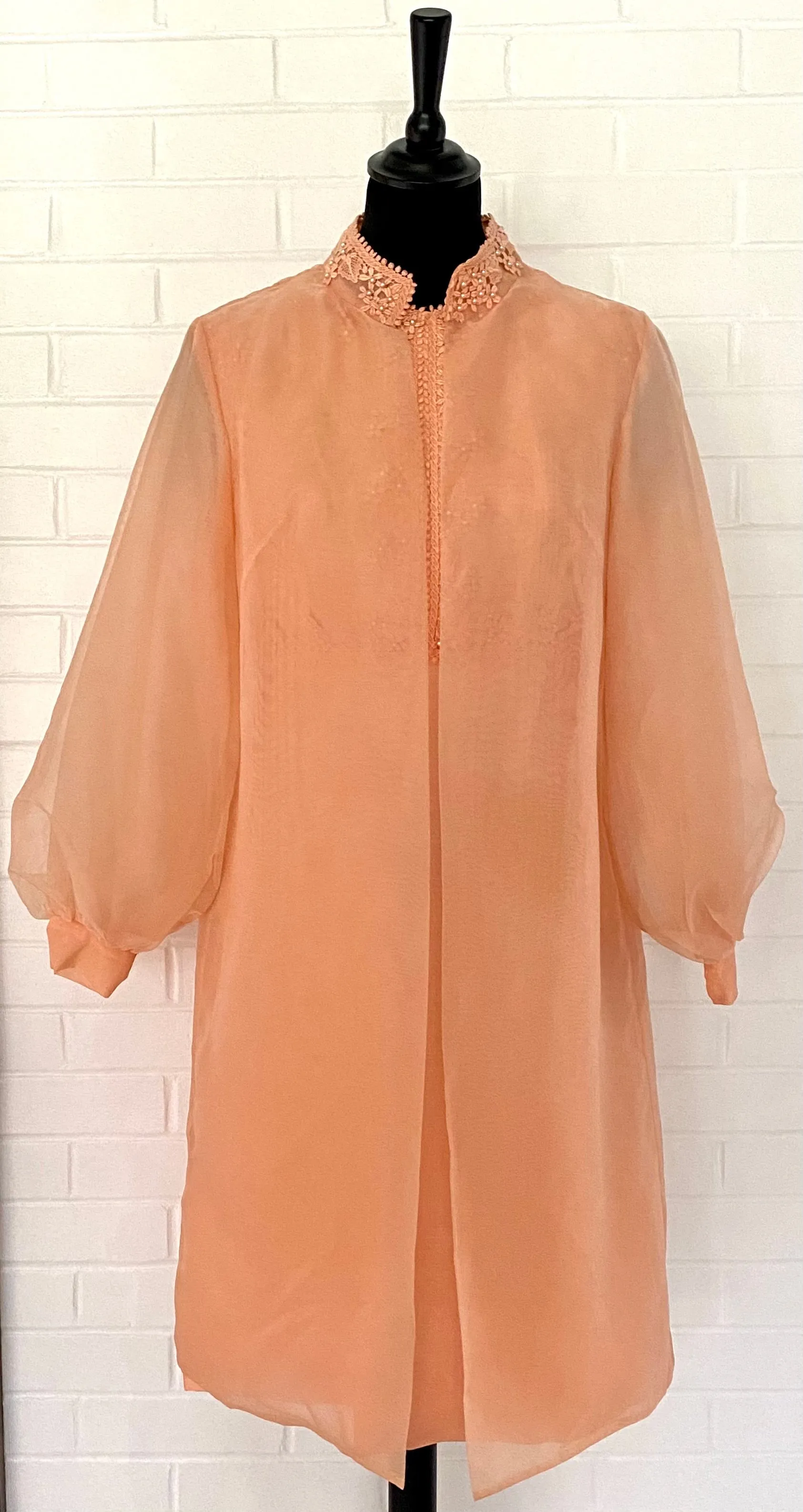 1960s Sylvia Ann Dress & Sheer Jacket