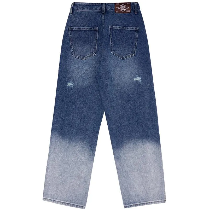 1984 Gradient Jeans Fringed Stars