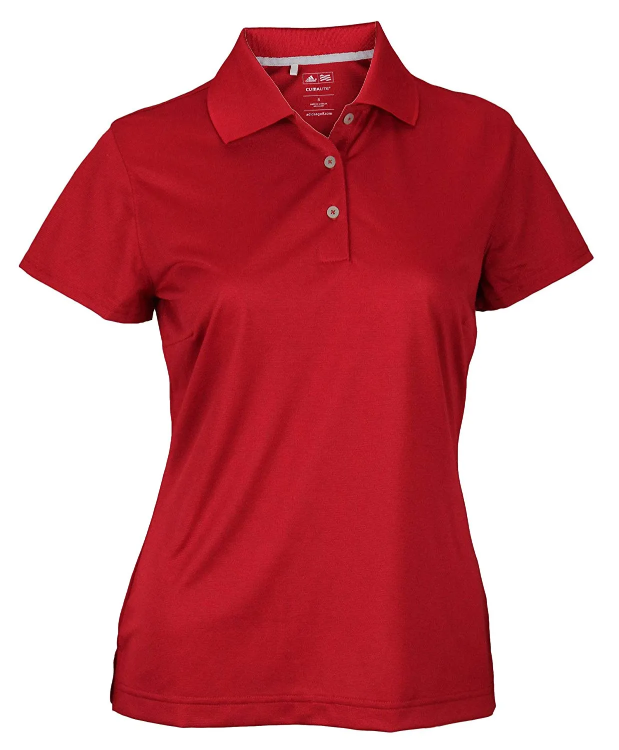 Adidas Women's Climalite Textured Solid Golf Polo, Color Options