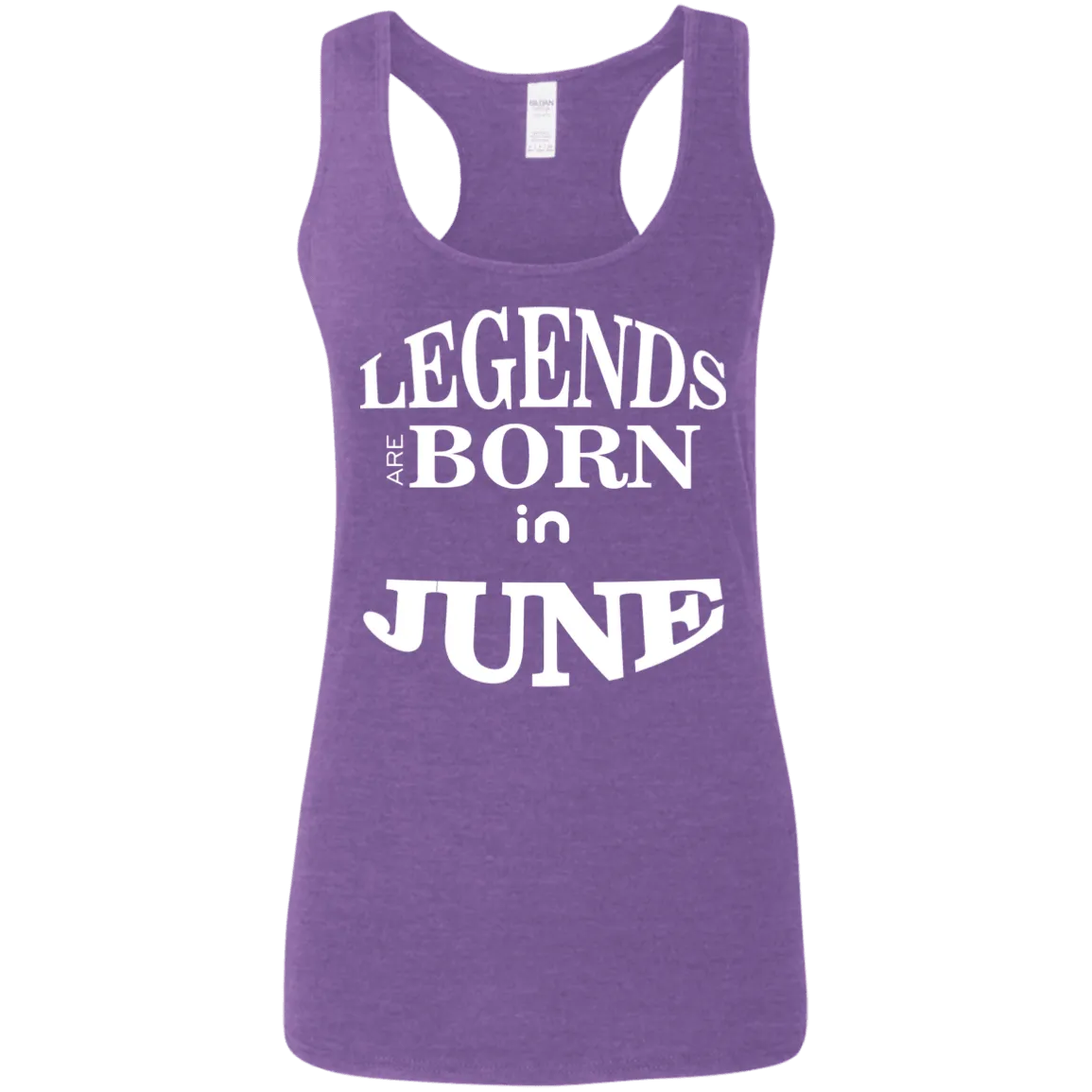 Adorable Legends Are Born In June Ladies' Softstyle Tank