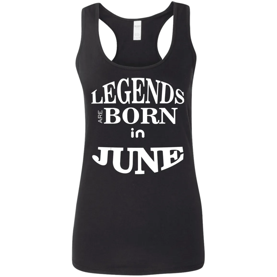 Adorable Legends Are Born In June Ladies' Softstyle Tank