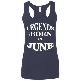 Adorable Legends Are Born In June Ladies' Softstyle Tank