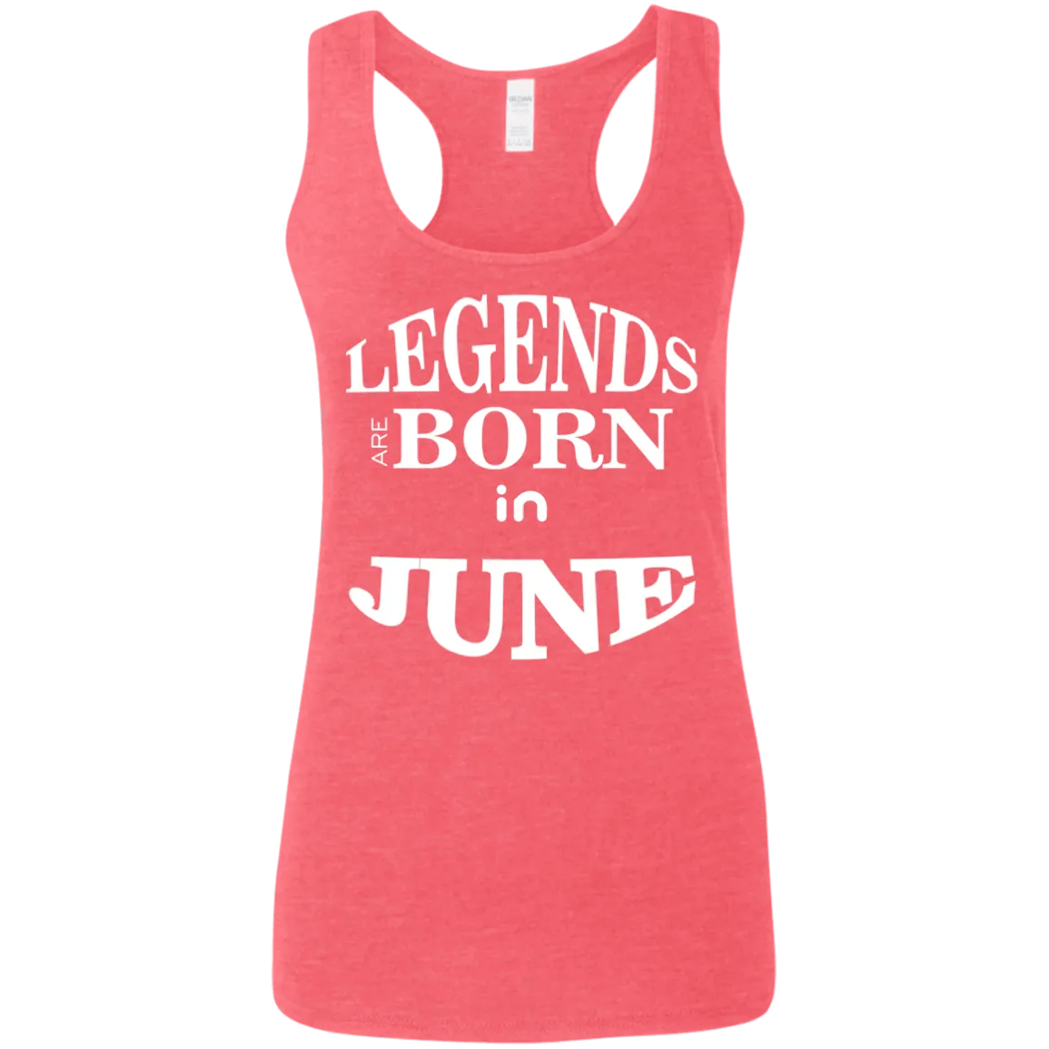 Adorable Legends Are Born In June Ladies' Softstyle Tank