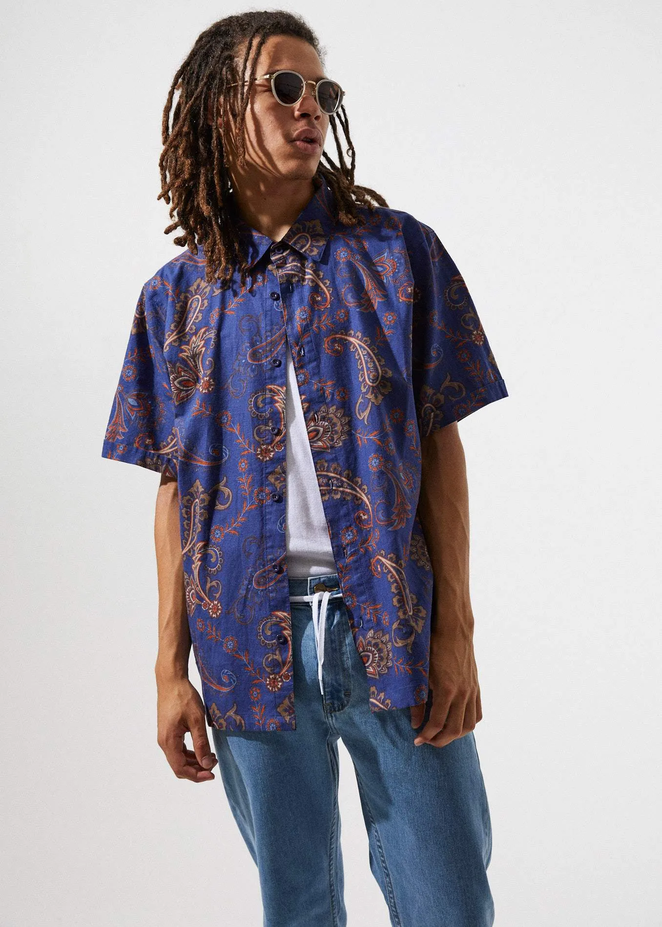 Afends Mens Depp - Hemp Short Sleeve Shirt