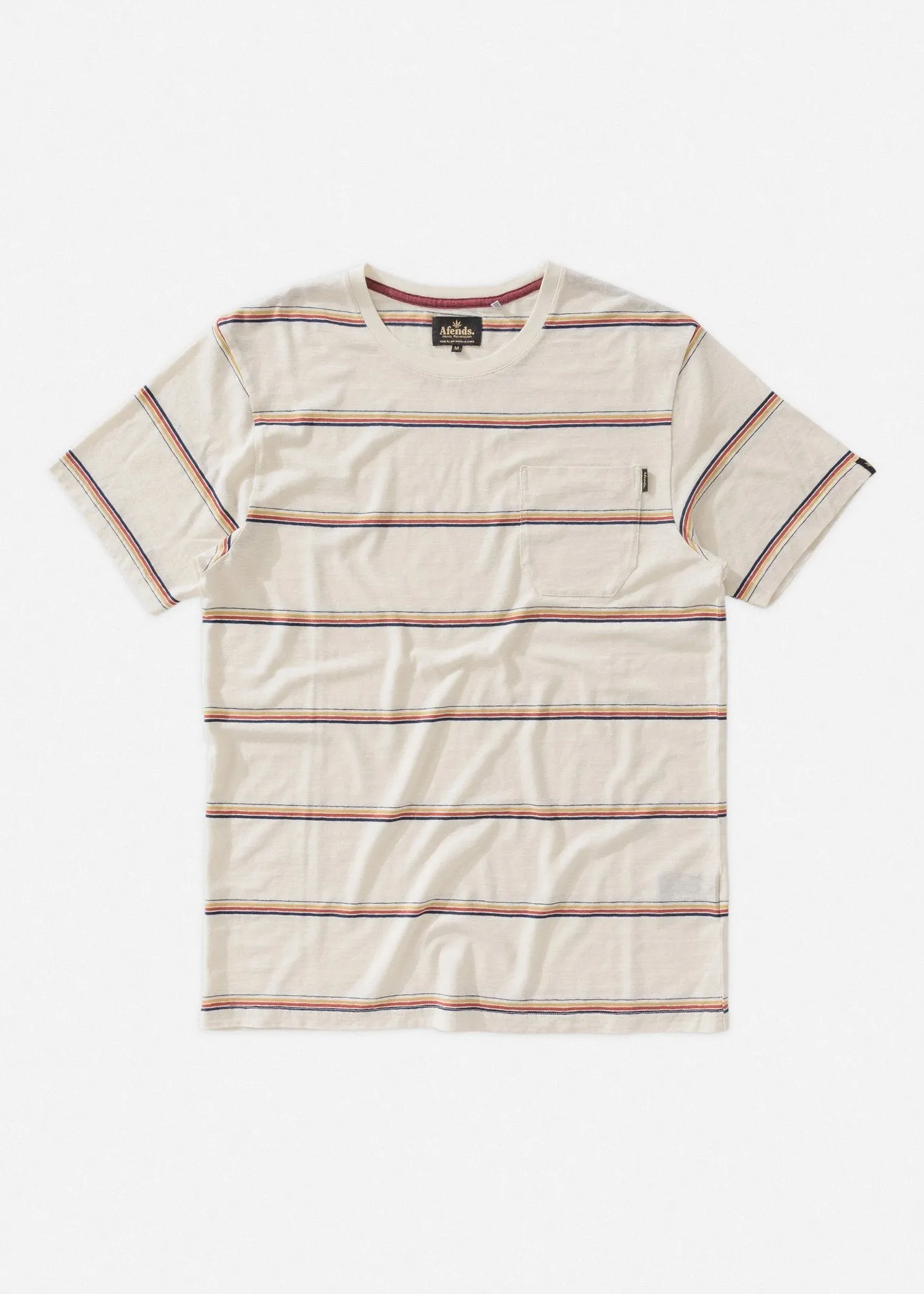 Afends Mens Wanderer - Hemp Standard Fit Pocket Tee