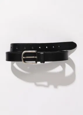 Afends Unisex Everyday - Vegetable Tanned Leather Belt - Black