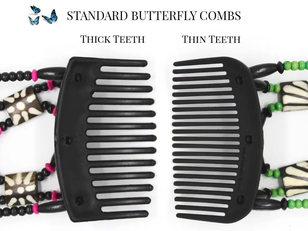 African Butterfly Hair Comb - Tripla Blonde 34