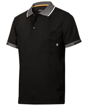 AllroundWork 375® Tech short sleeve polo shirt (2724) | Black