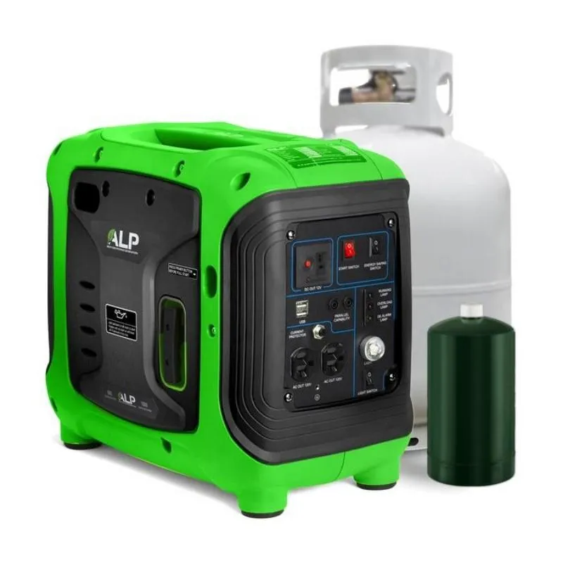 ALP 1000W Portable Propane Generator Green/Black  ALPG-GB