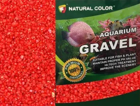 Aquarium Fish Tank Red Gravel 4 - 6mm 5kg