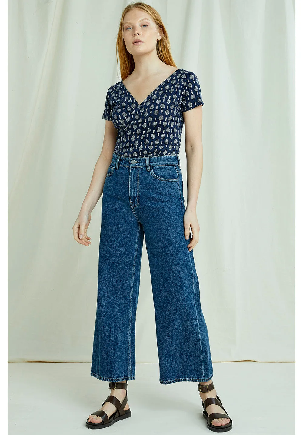 Ariel Wide Leg Jean