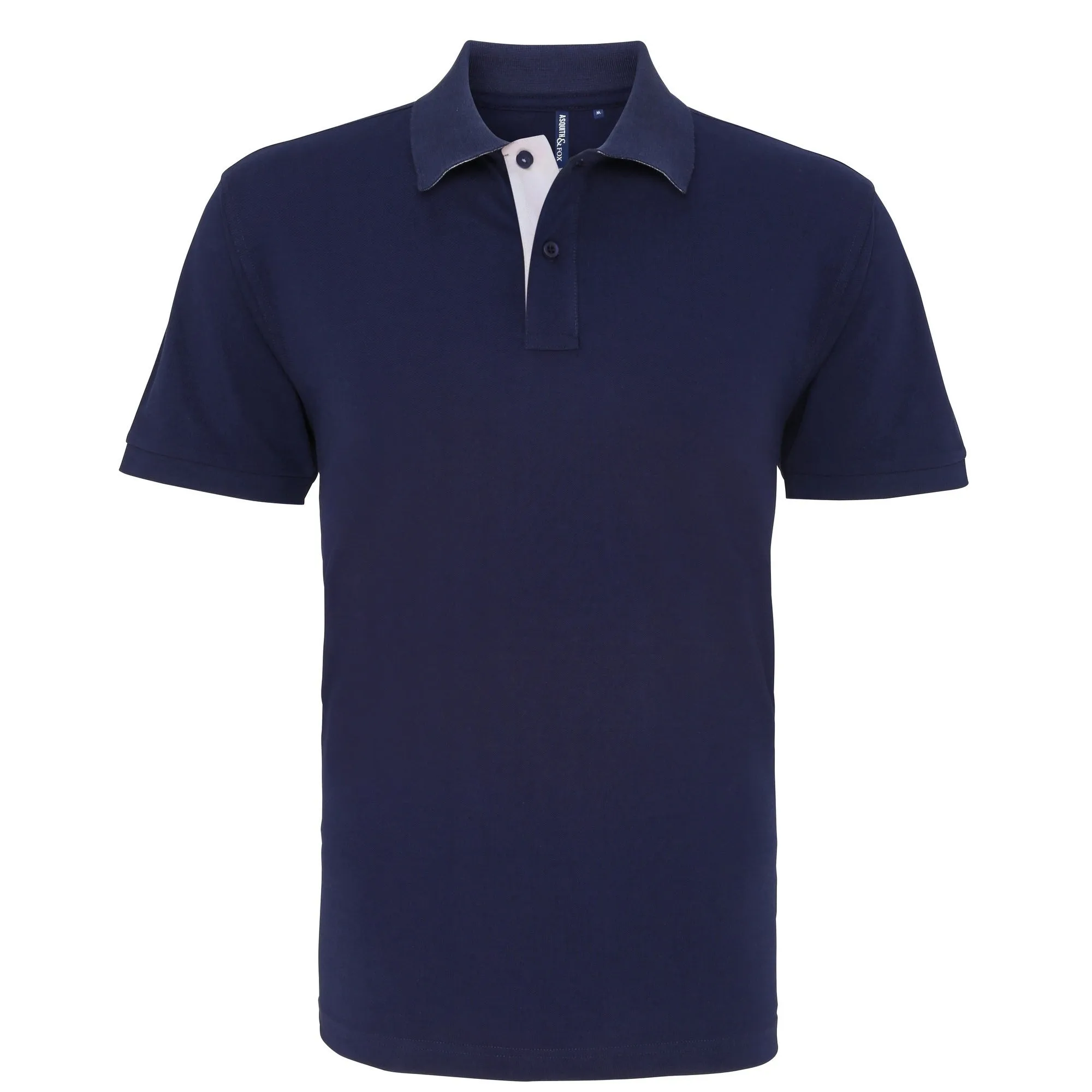 Asquith & Fox Mens Classic Fit Contrast Polo Shirt