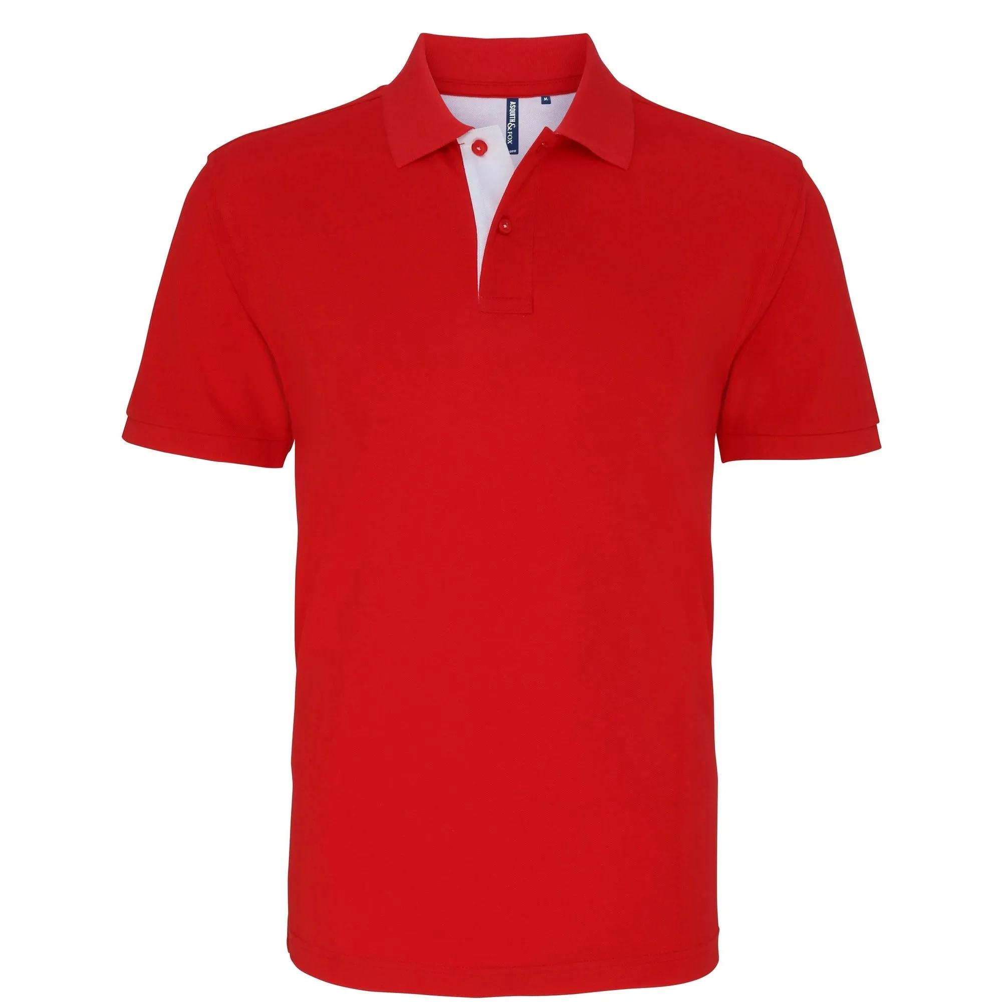 Asquith & Fox Mens Classic Fit Contrast Polo Shirt