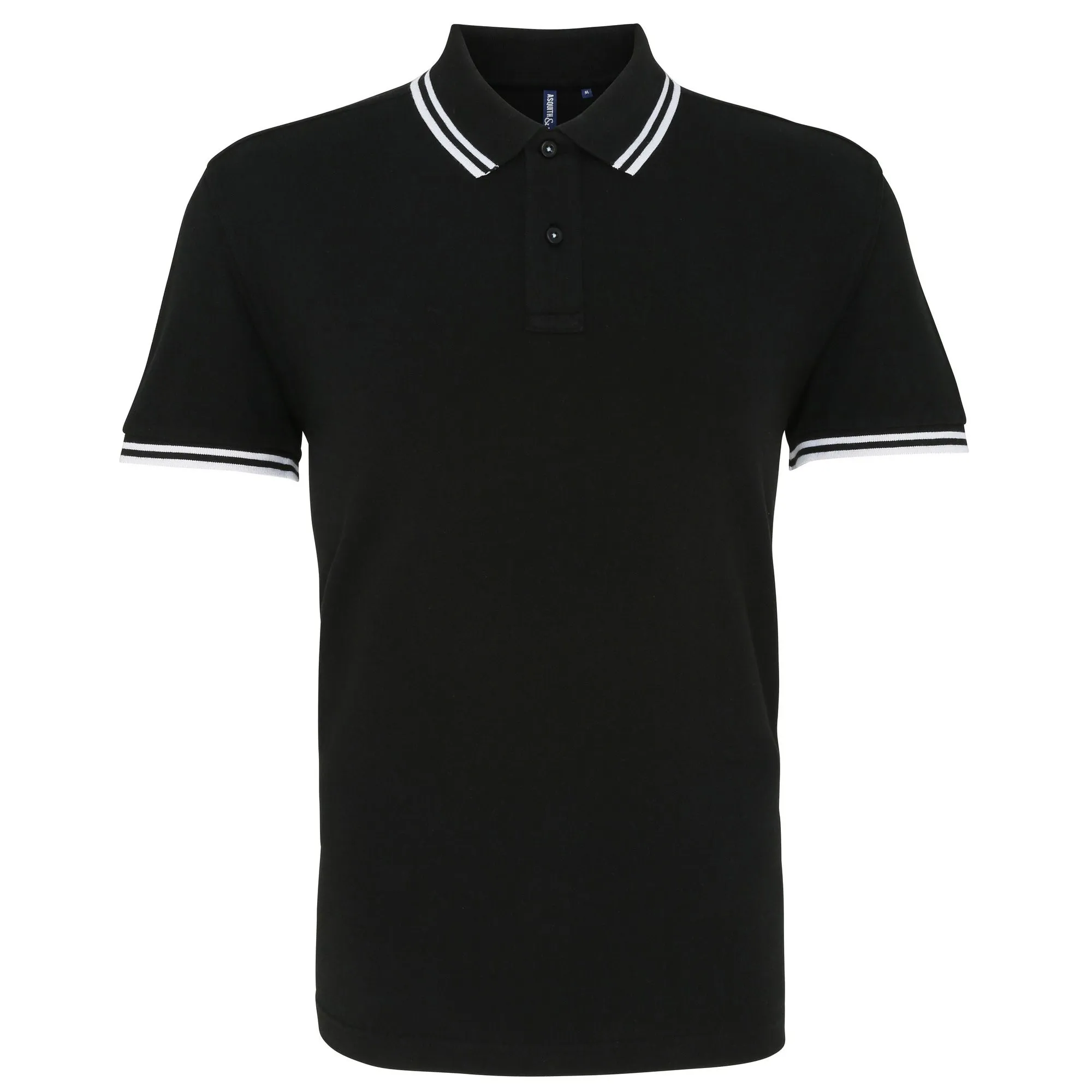 Asquith & Fox Mens Classic Fit Tipped Polo Shirt