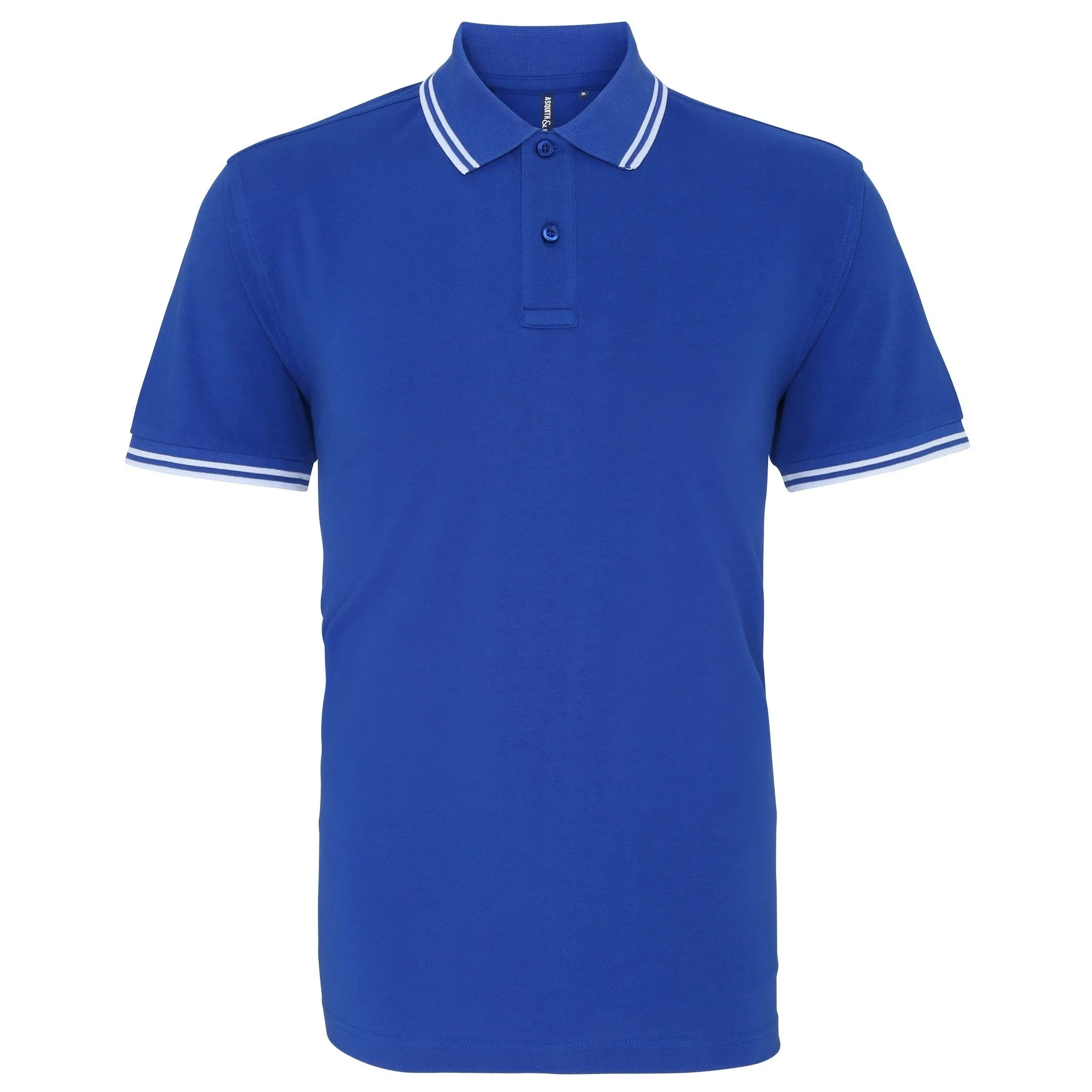 Asquith & Fox Mens Classic Fit Tipped Polo Shirt