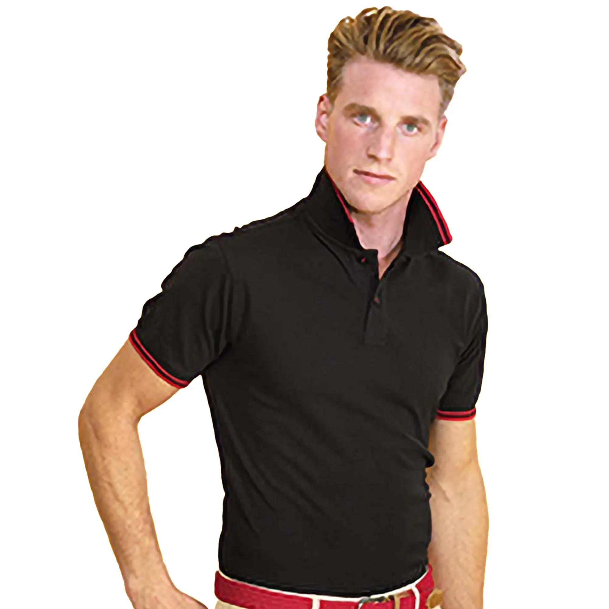 Asquith & Fox Mens Classic Fit Tipped Polo Shirt