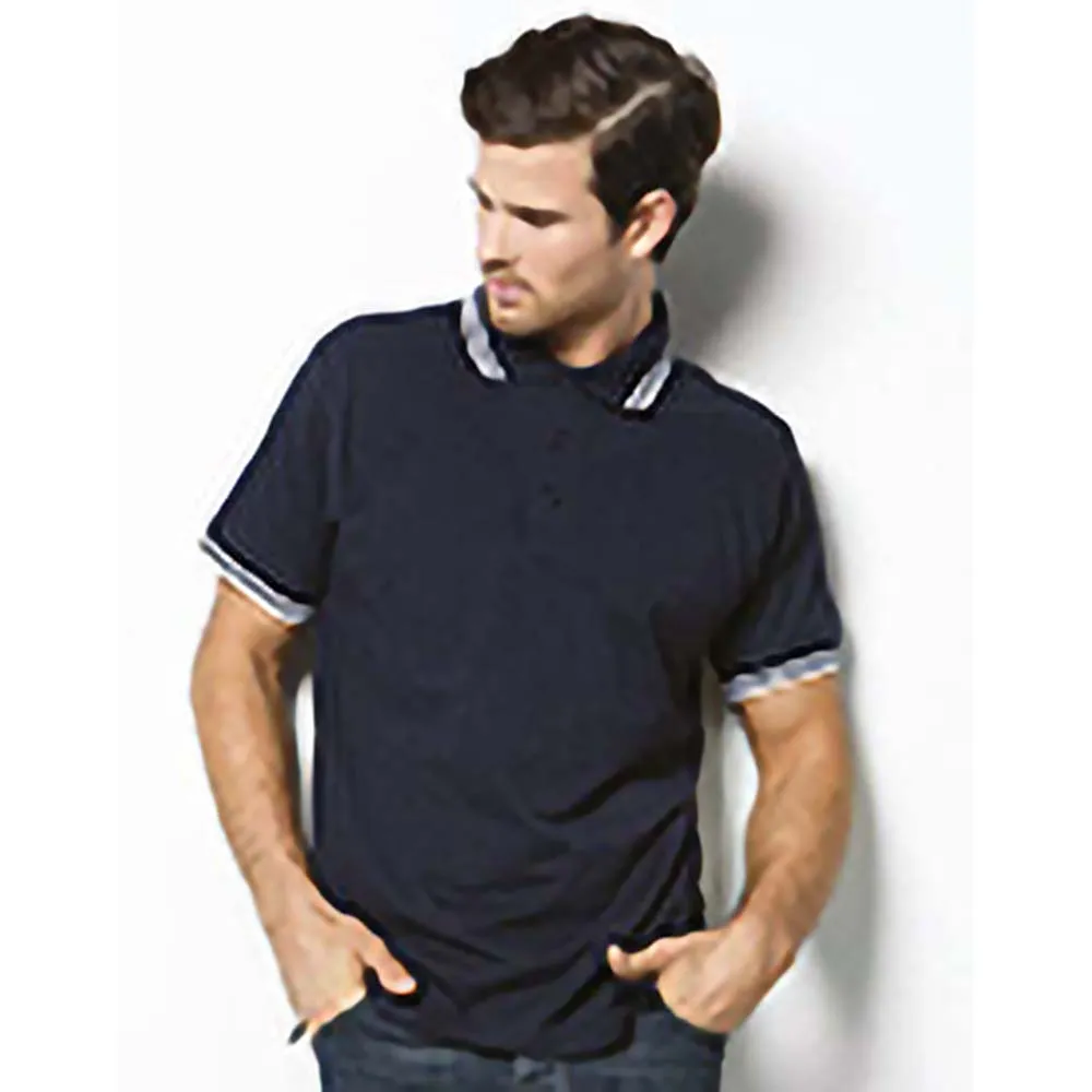 Asquith & Fox Mens Classic Fit Tipped Polo Shirt