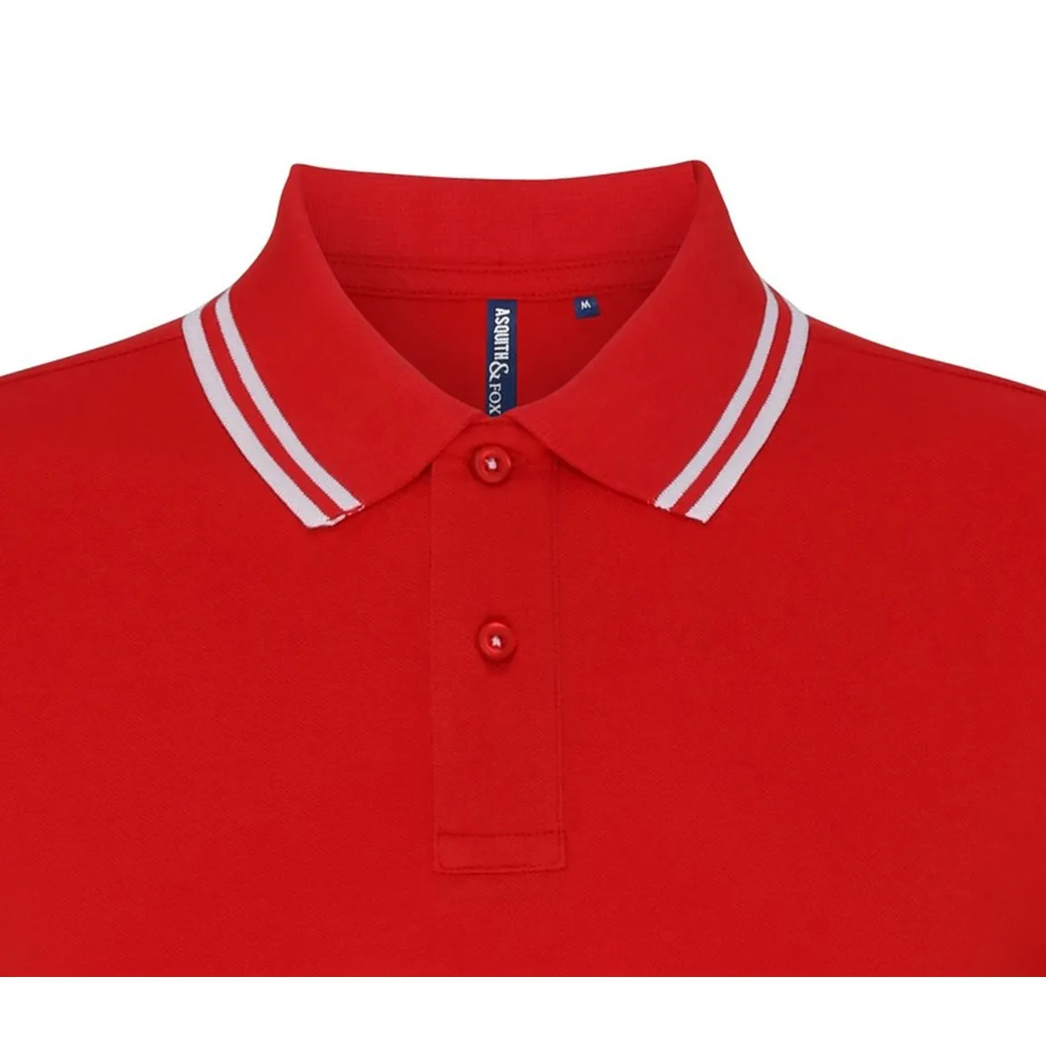 Asquith & Fox Mens Classic Fit Tipped Polo Shirt