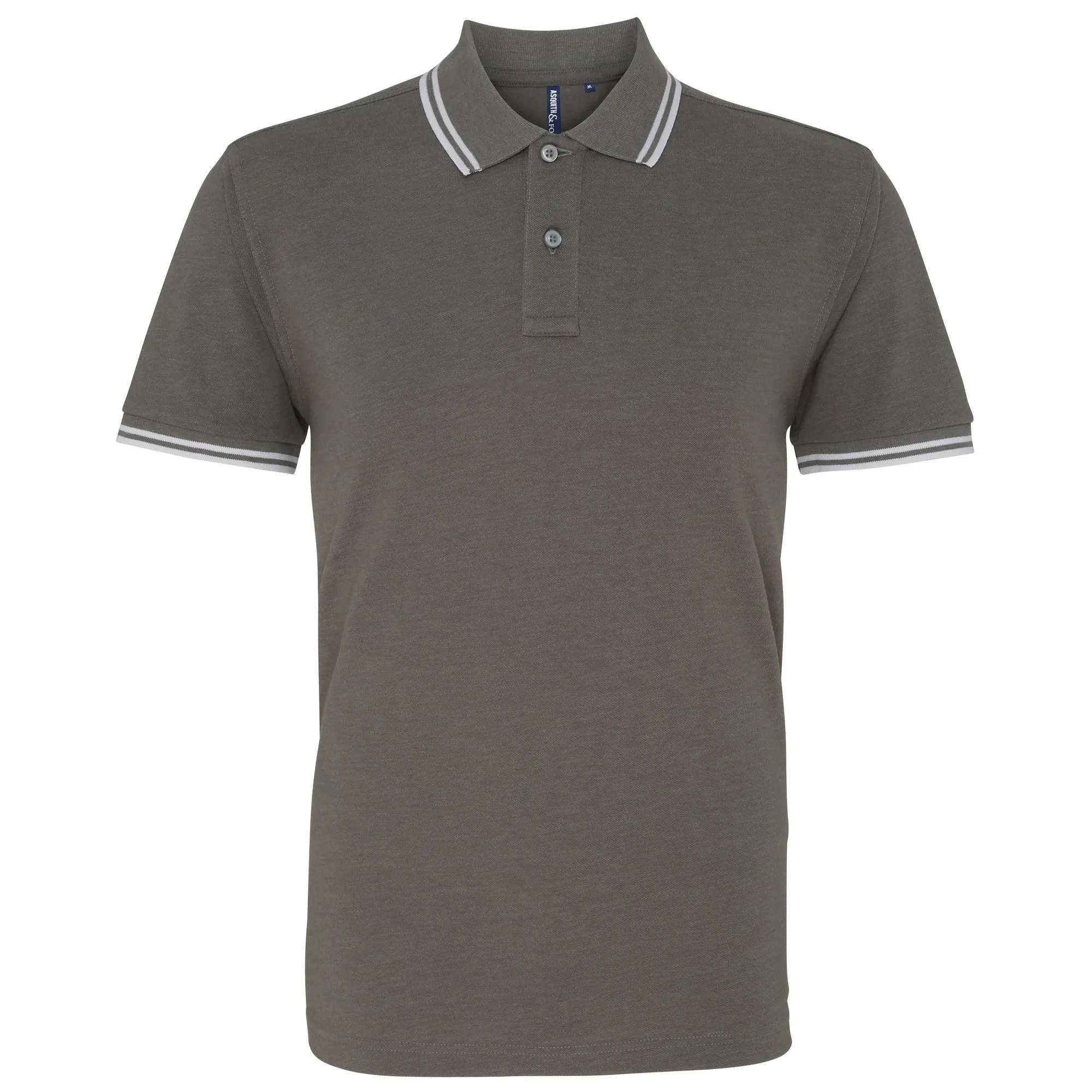 Asquith & Fox Mens Classic Fit Tipped Polo Shirt