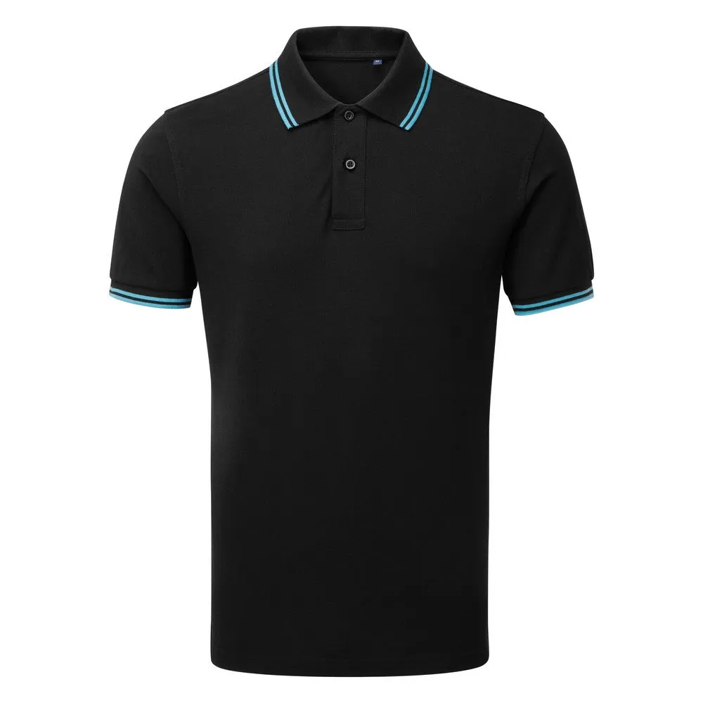 Asquith & Fox |  Mens Classic Fit Tipped Polo Shirt