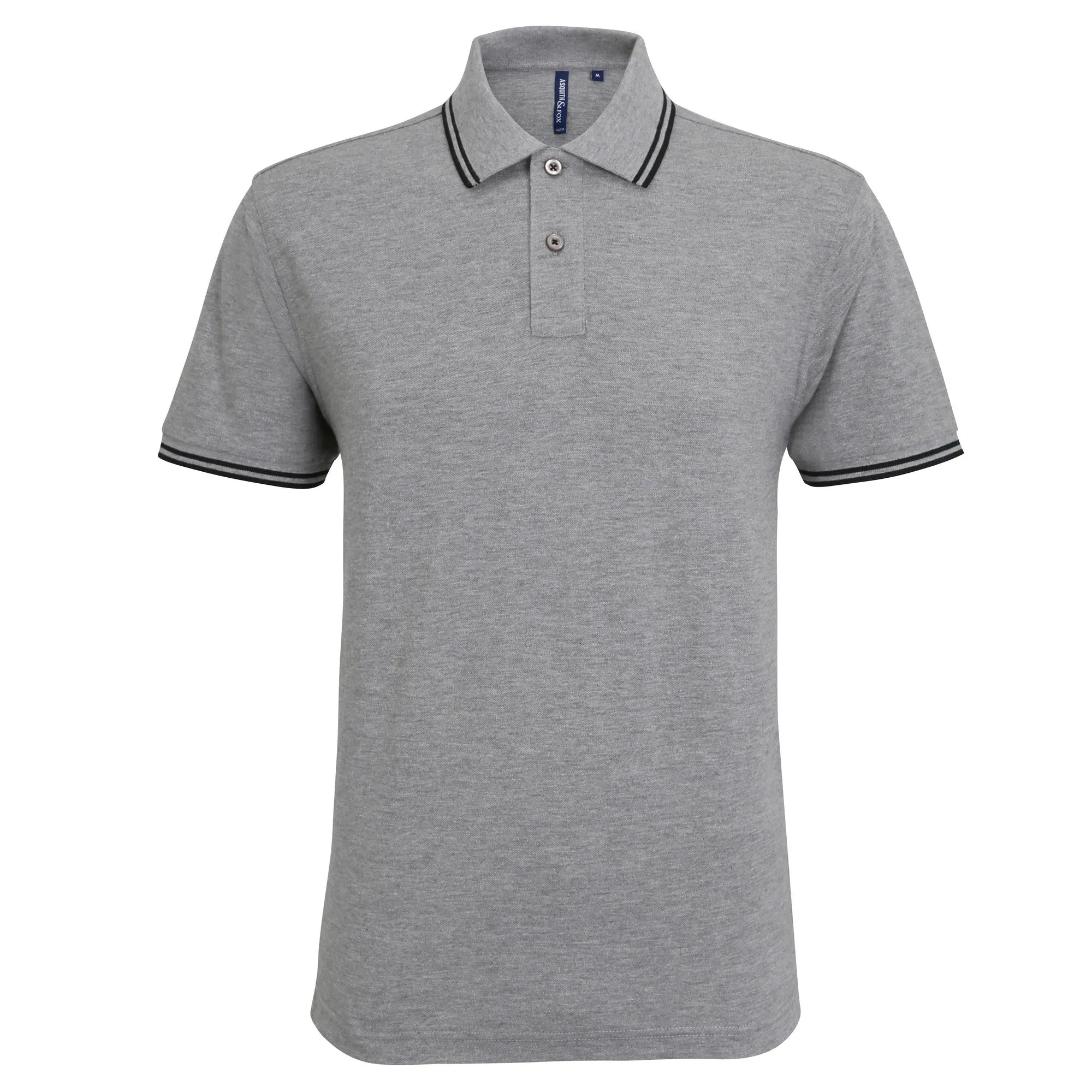 Asquith & Fox Mens Classic Fit Tipped Polo Shirt