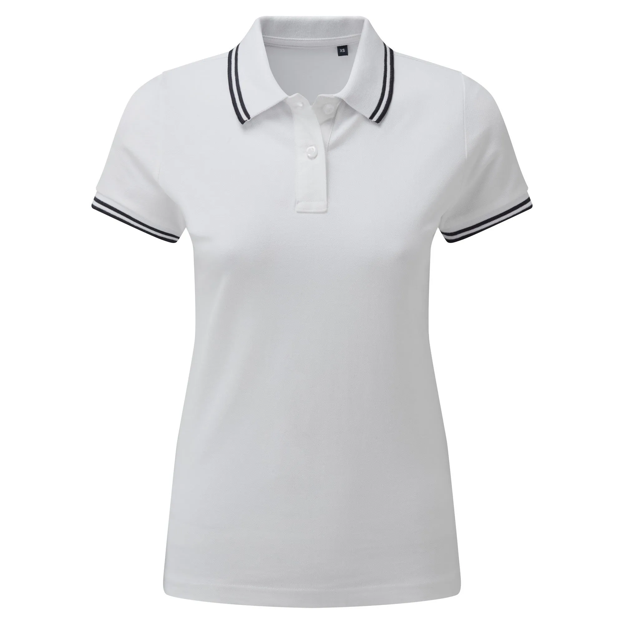 Asquith & Fox Womens/Ladies Classic Fit Tipped Polo