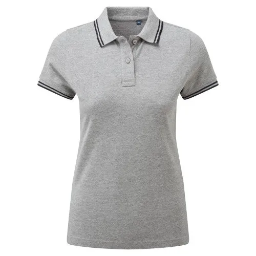 Asquith & Fox Womens/Ladies Classic Fit Tipped Polo