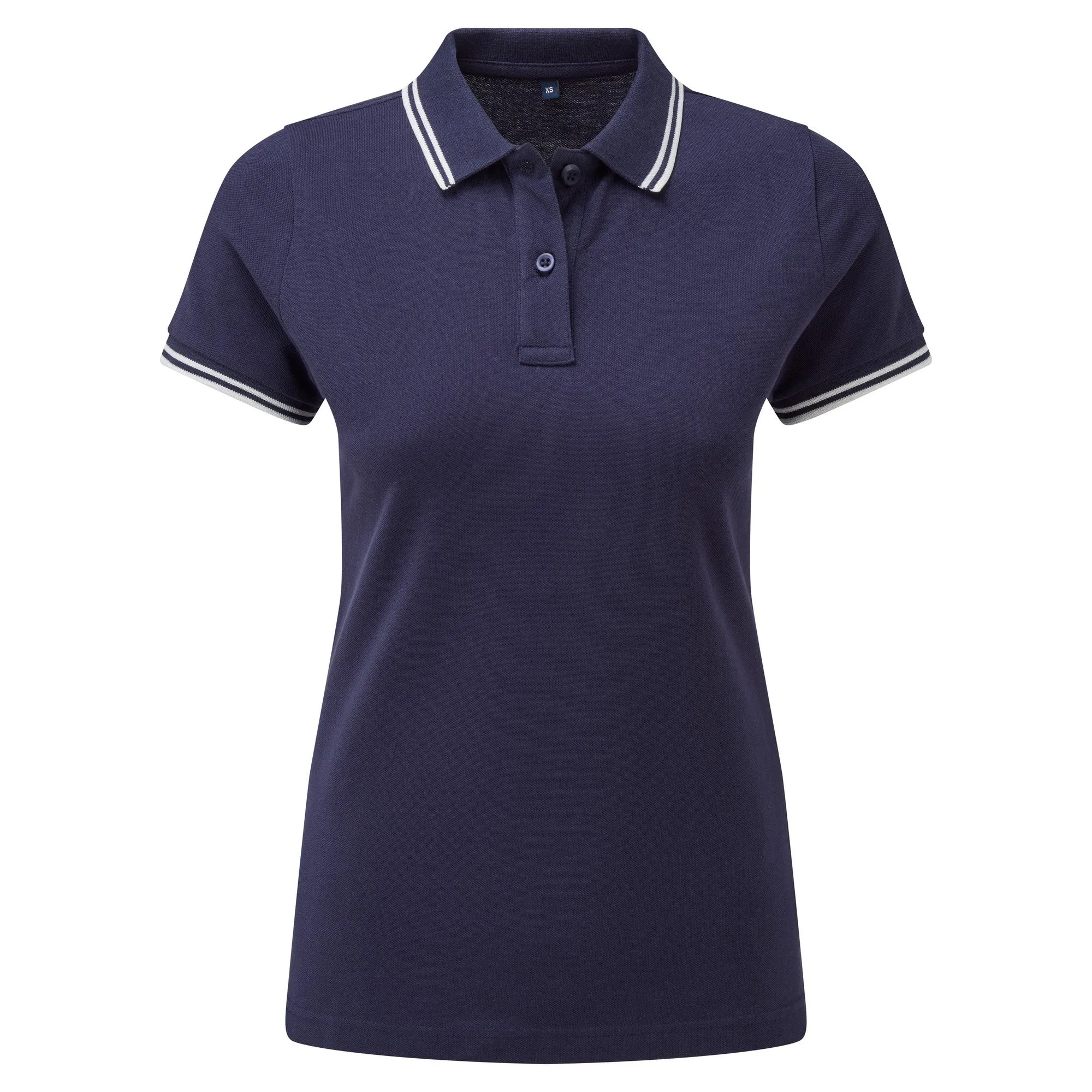 Asquith & Fox Womens/Ladies Classic Fit Tipped Polo