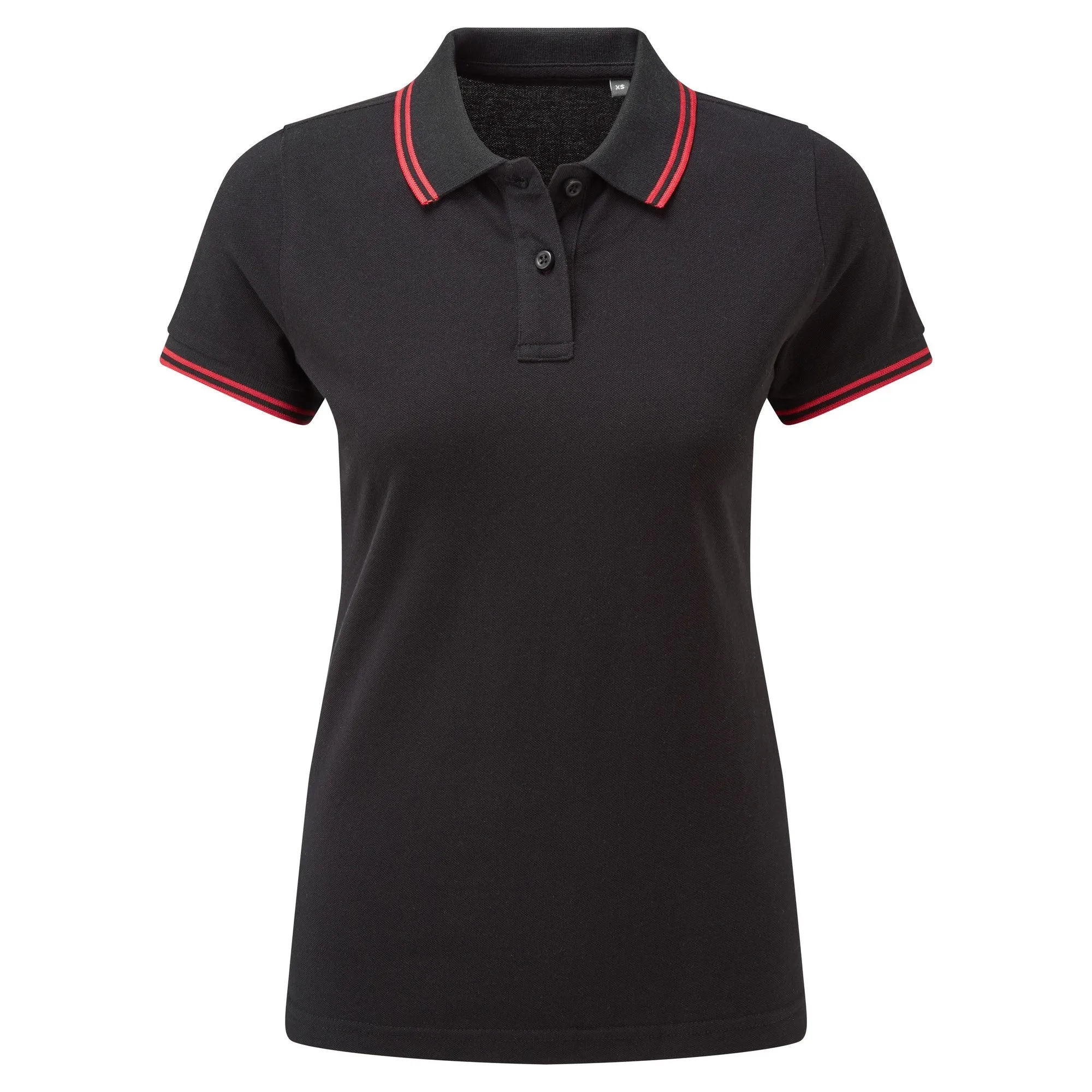 Asquith & Fox Womens/Ladies Classic Fit Tipped Polo