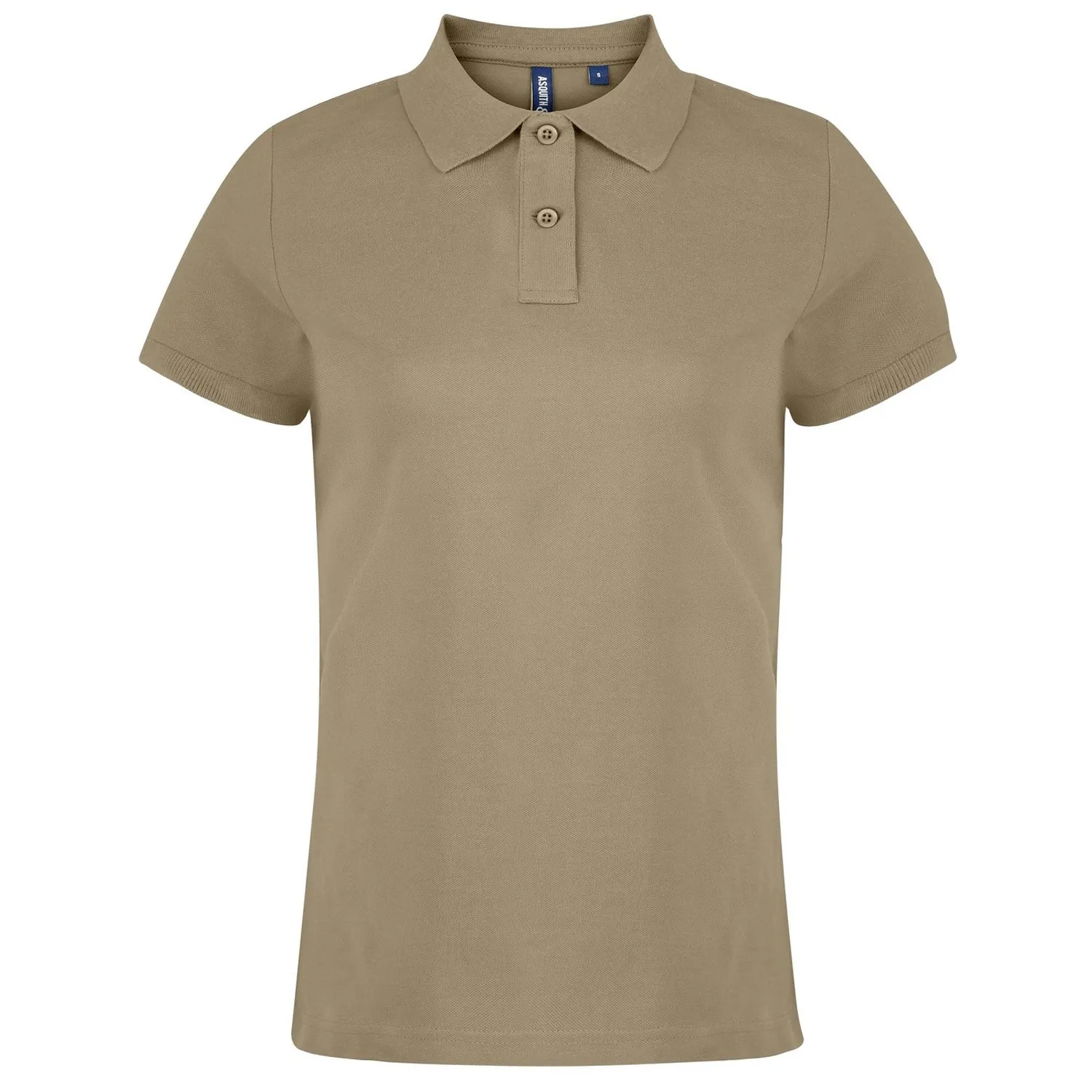 Asquith & Fox |  Womens/Ladies Plain Short Sleeve Polo Shirt