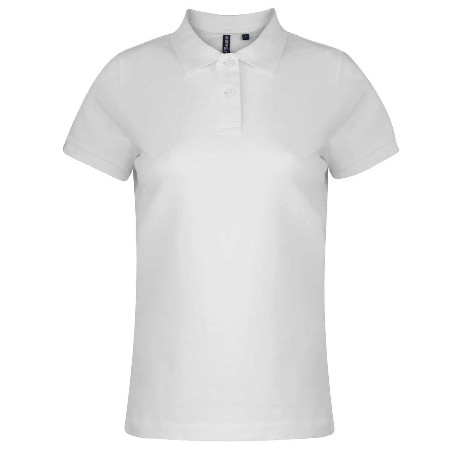 Asquith & Fox |  Womens/Ladies Plain Short Sleeve Polo Shirt