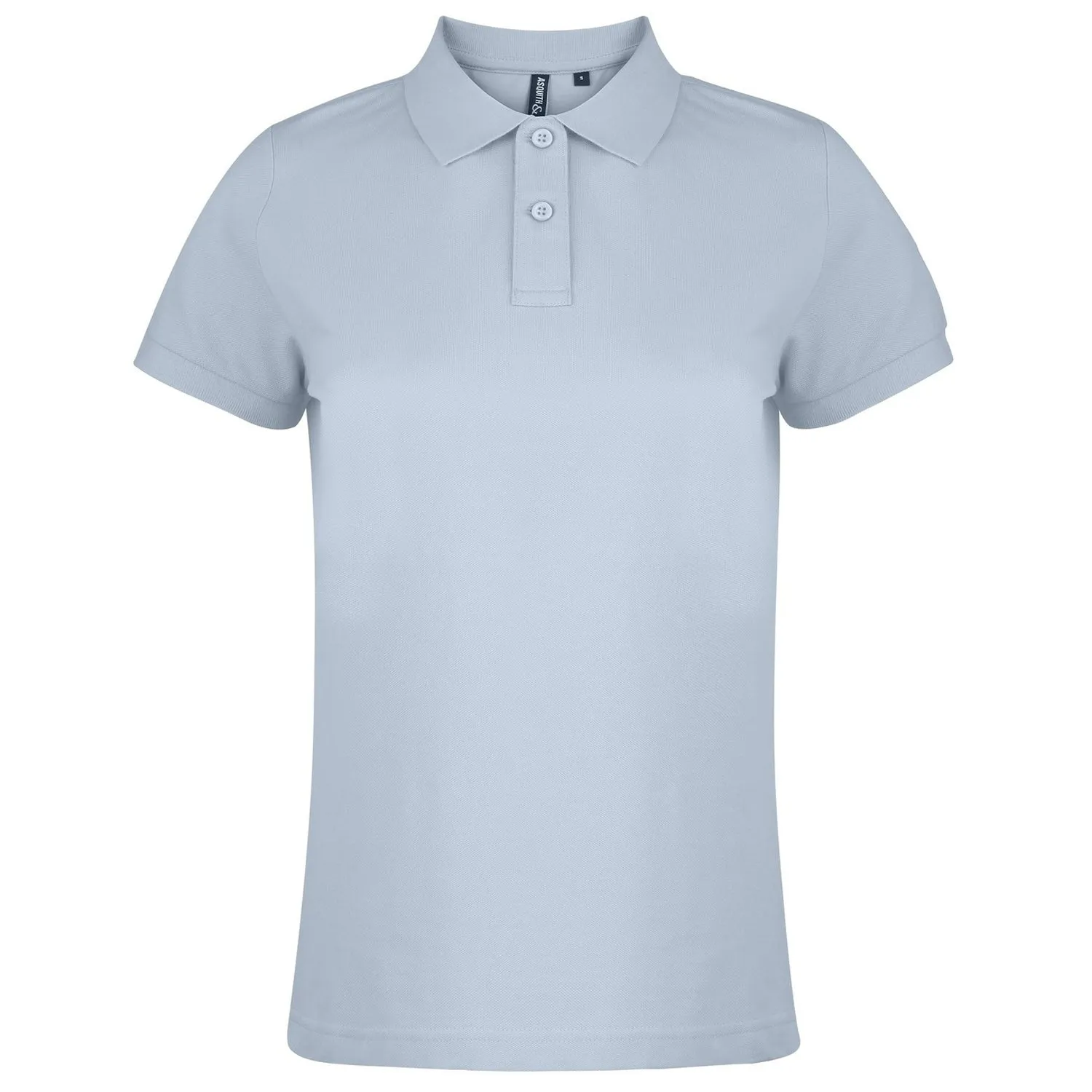 Asquith & Fox |  Womens/Ladies Plain Short Sleeve Polo Shirt