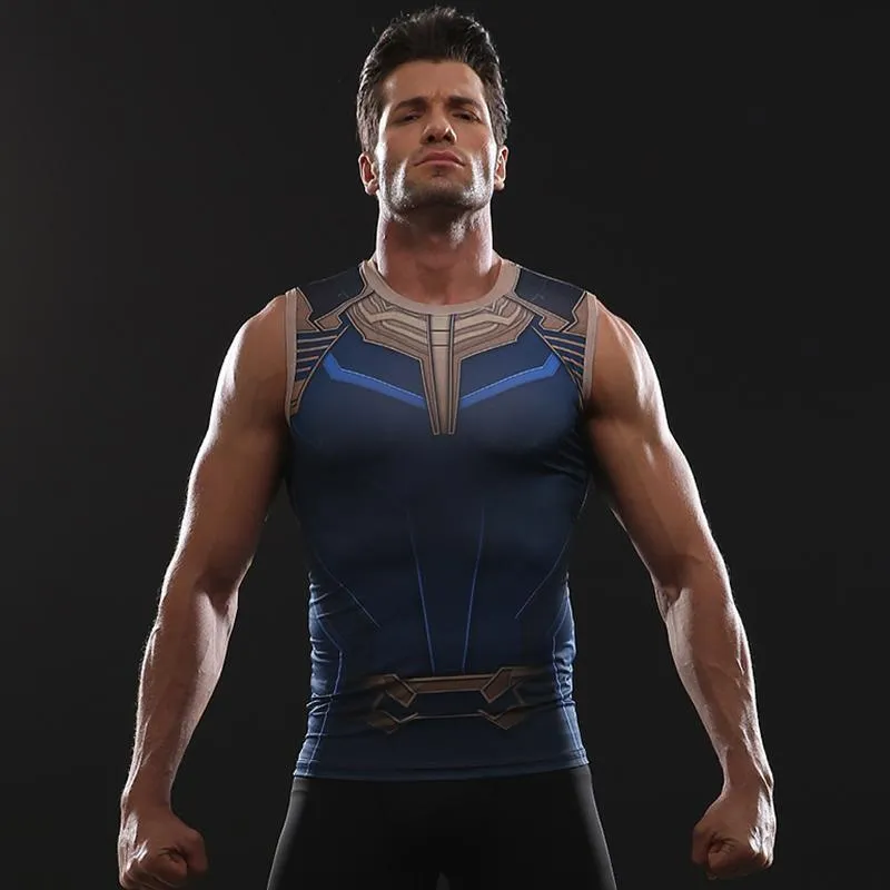 Avengers 3 THANOS Compression Tank Top for Men