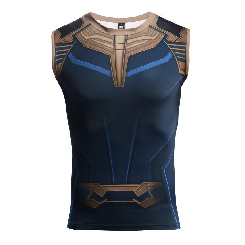 Avengers 3 THANOS Compression Tank Top for Men