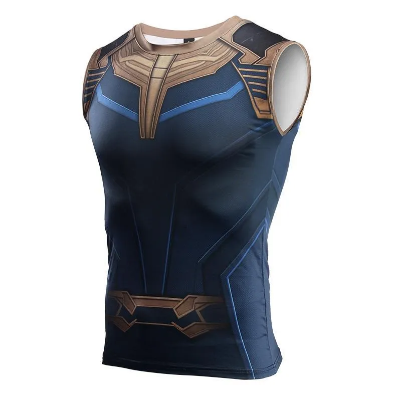 Avengers 3 THANOS Compression Tank Top for Men