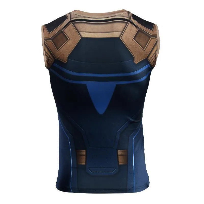 Avengers 3 THANOS Compression Tank Top for Men