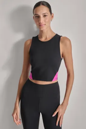 BALANCE COMPRESSION COLORBLOCK CROP TANK