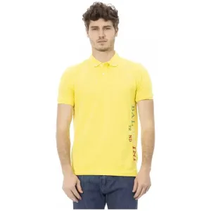 Baldinini Trend Yellow Cotton Men Polo-Shirt