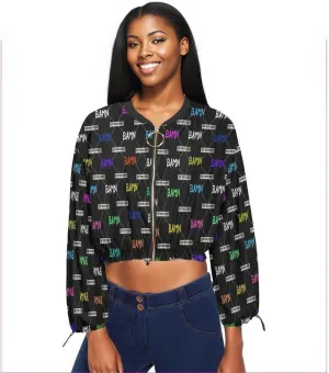 B.A.M.N - By Any Means Necessary in Color Chiffon Cropped Jacket