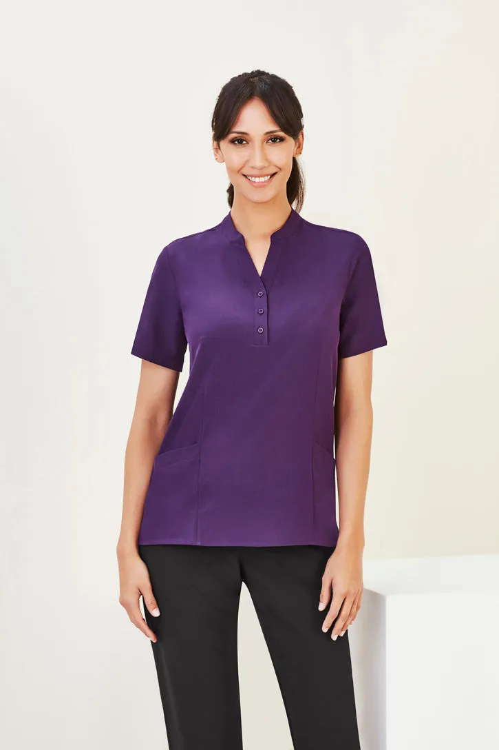 Biz Care Womens Florence Plain Tunic (2nd 1 Color) (CS949LS)