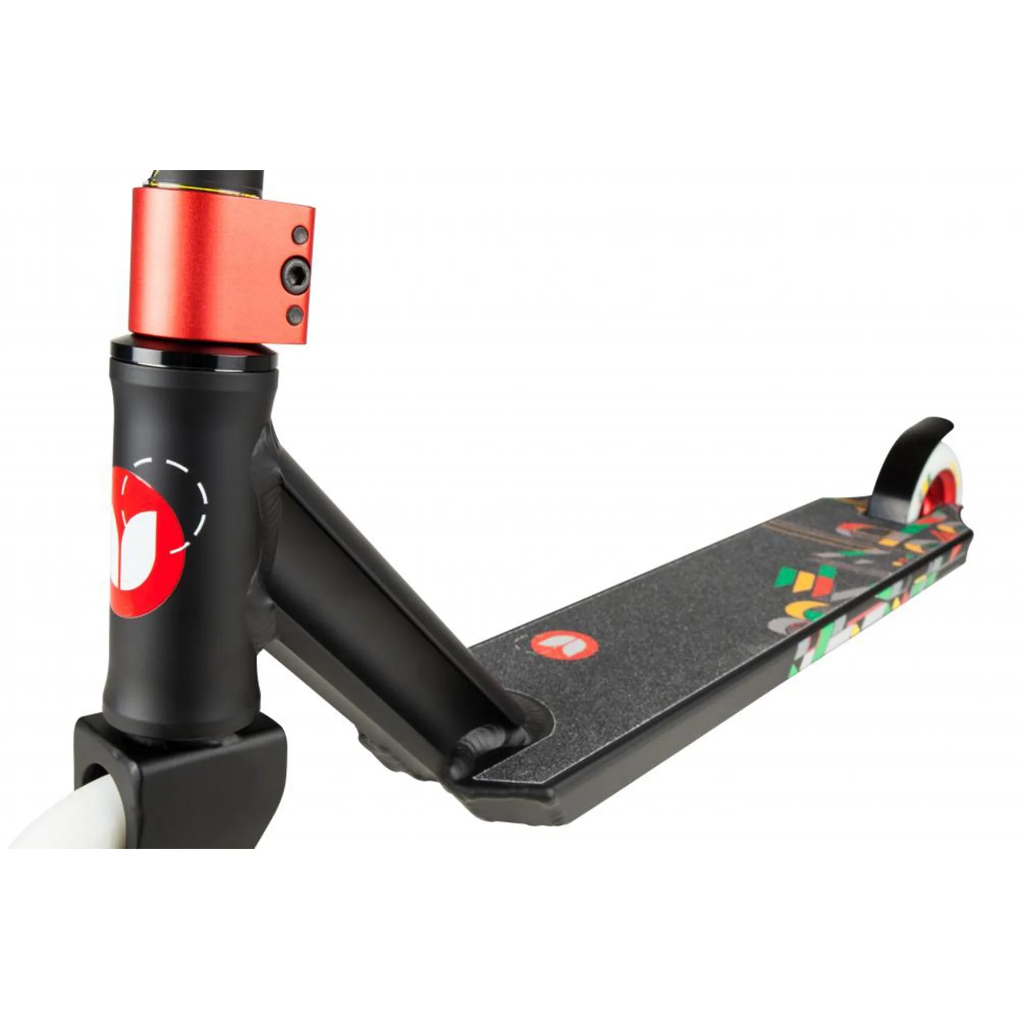 Blazer Pro Mosaic Complete Stunt Scooter, Black/Rasta