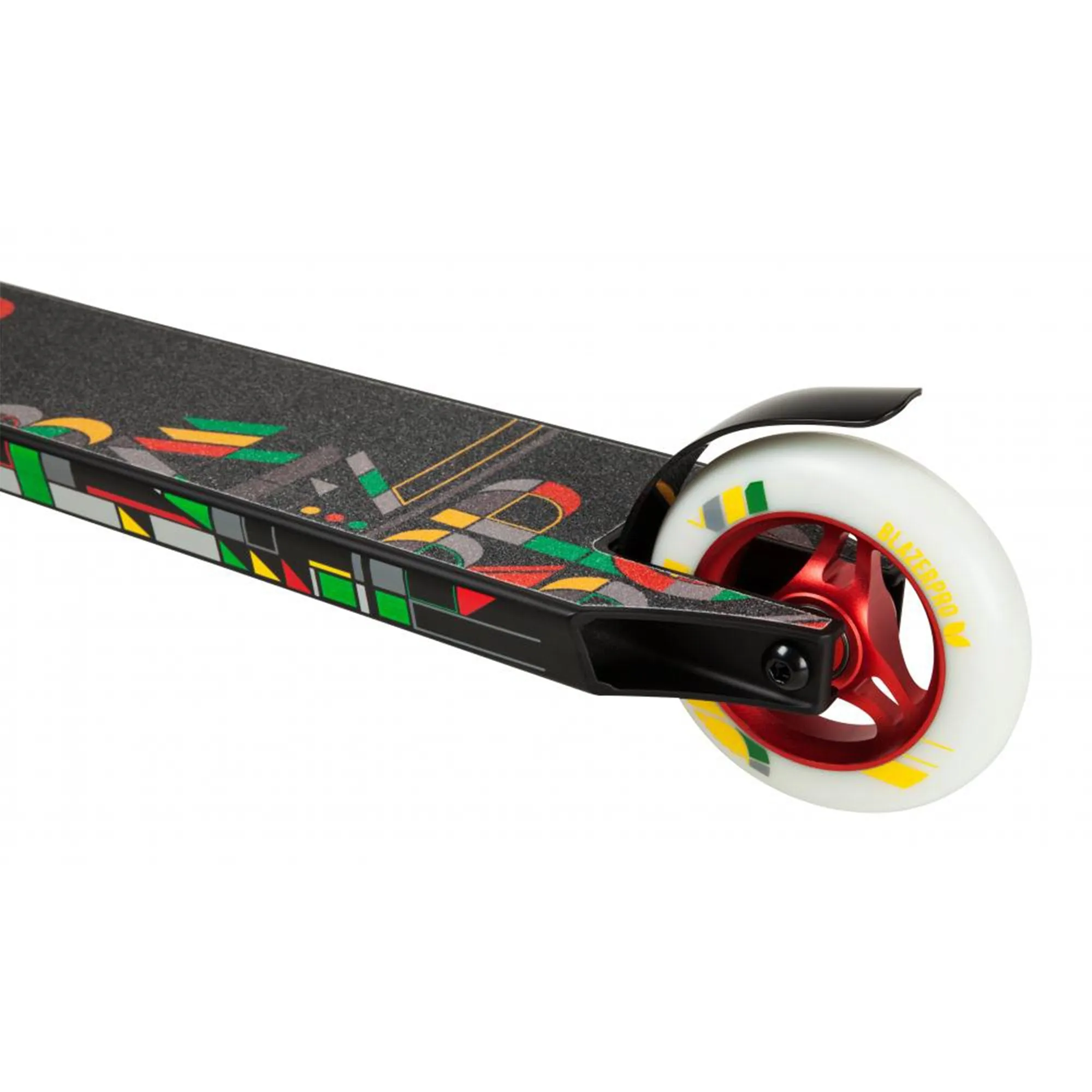 Blazer Pro Mosaic Complete Stunt Scooter, Black/Rasta