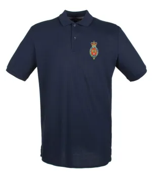 Blues and Royals Embroidered Pique Polo Shirt