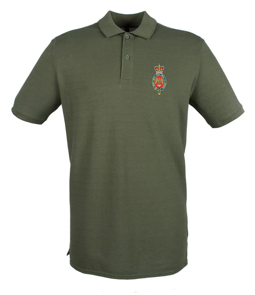 Blues and Royals Embroidered Pique Polo Shirt