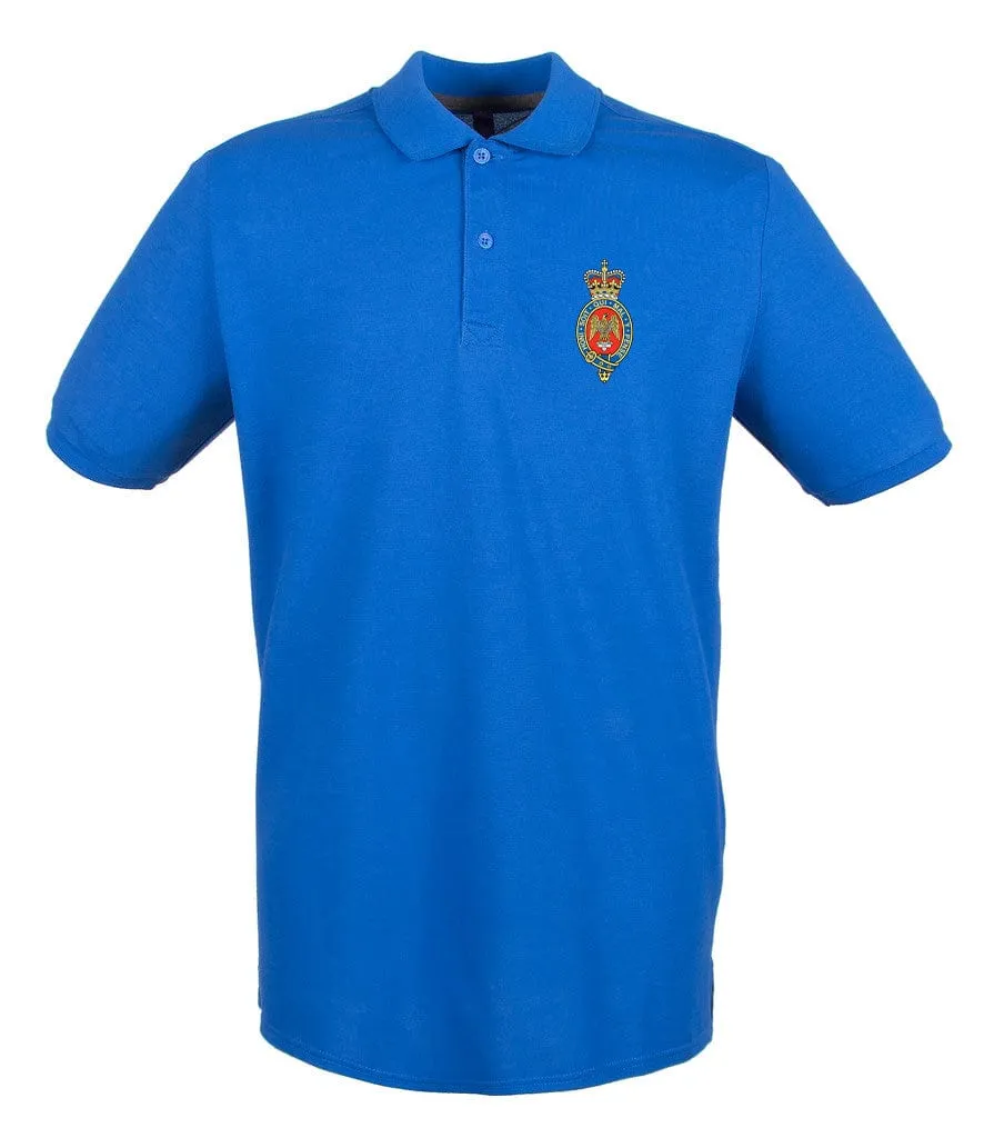 Blues and Royals Embroidered Pique Polo Shirt