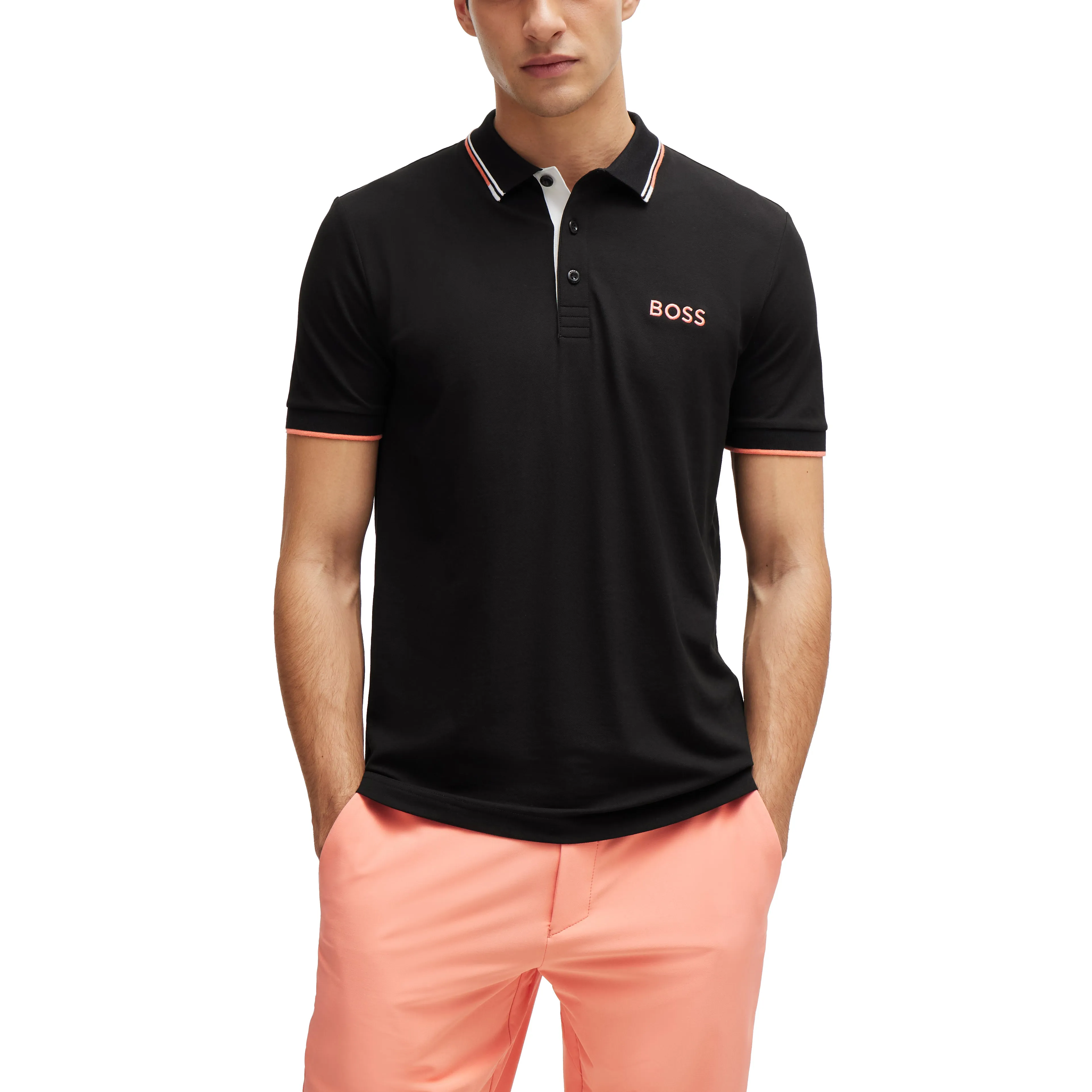 BOSS Paddy Pro Golf Shirt - Charcoal