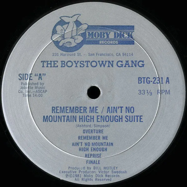 Boys Town Gang - Cruisin' The Streets (LP, Album) (VG )