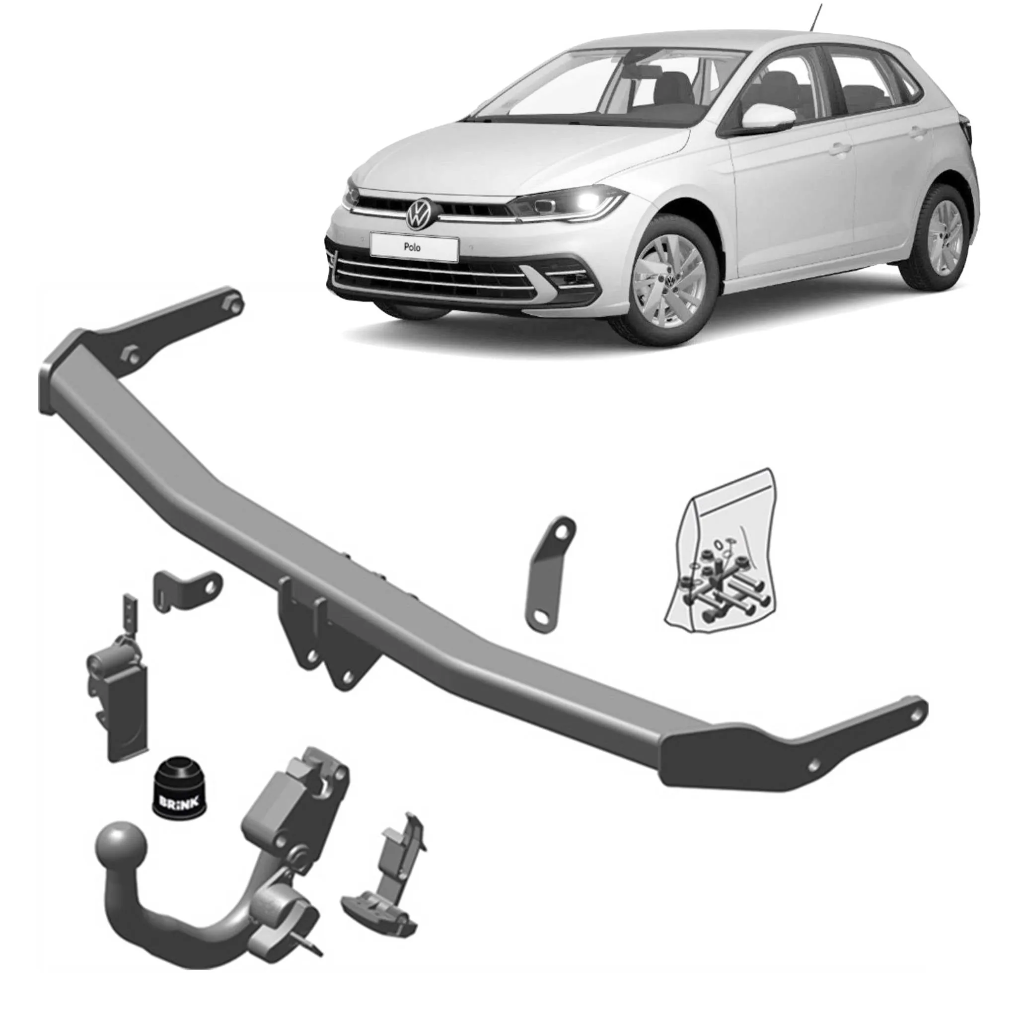 Brink Towbar for Volkswagen Polo (2017 - on)